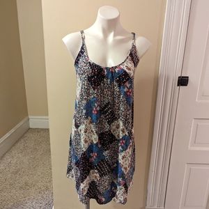 2 Bella patchwork floral print dress size medium